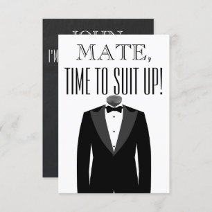 Groomsman or Best Man Proposal Invitation   Mate