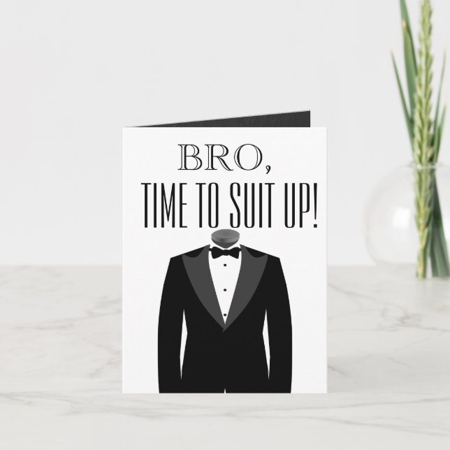 Groomsman or Best Man Proposal Photo Invitation (Front)