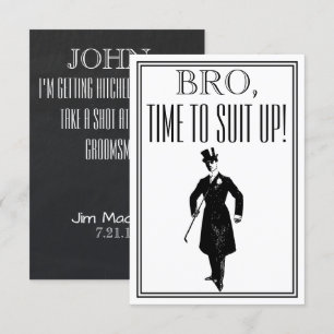 Groomsman or Best Man Proposal Vintage Invitation