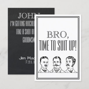 Groomsman or Best Man Proposal Vintage Invitation