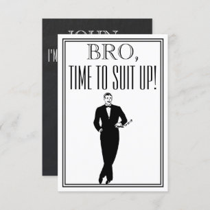 Groomsman or Best Man Proposal Vintage Invitation