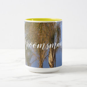 Groomsman Palm Trees Wedding Mugs