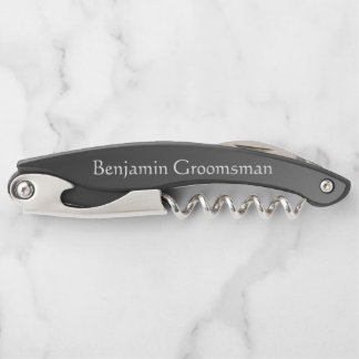 Groomsman Personalise Corkscrew
