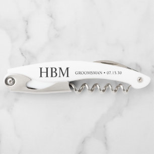 Groomsman Personalised Waiter's Corkscrew