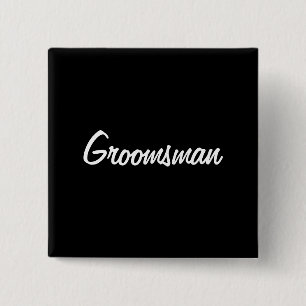 Groomsman pin