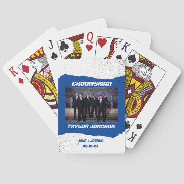 Groomsman Playing Cards (Back)