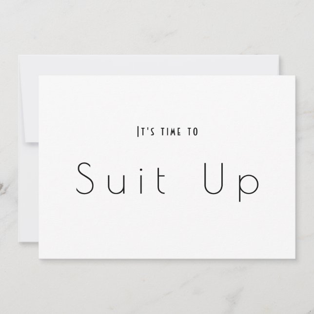 Groomsman Proposal Card (Front)