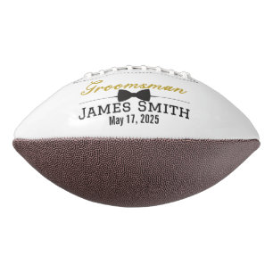 Groomsman Proposal Football American Football