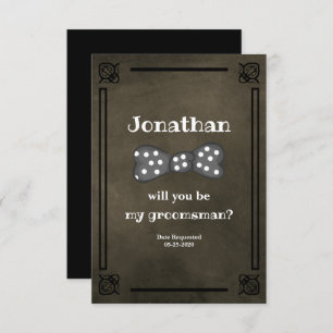 Groomsman Proposal Invitation