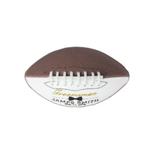 Groomsman Proposal Mini Football American Football