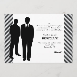 Groomsman Request Card