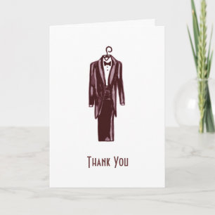 Groomsman thank you card