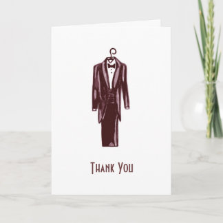 Groomsman thank you card