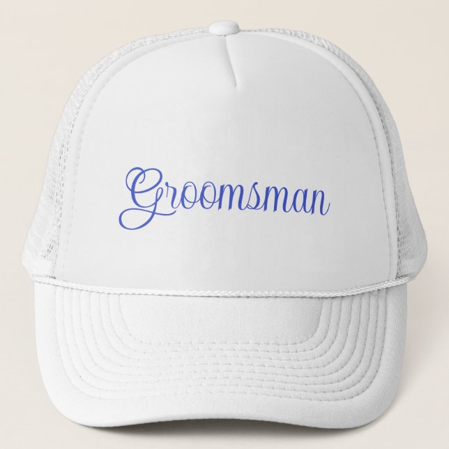 Groomsman  trucker hat (Front)