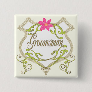 Groomsman Wedding Badges