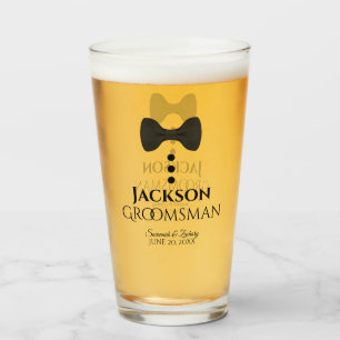 Groomsman Wedding Favour Glass Tumbler