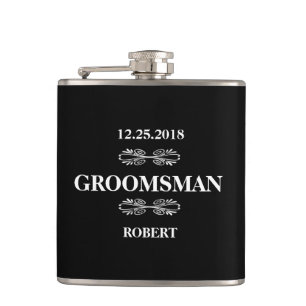 Groomsman Wedding Hip Flask