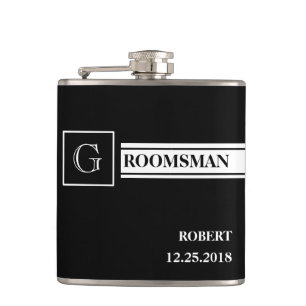 Groomsman Wedding Hip Flask