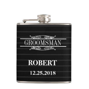 Groomsman Wedding Hip Flask