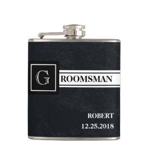 Groomsman Wedding Hip Flask