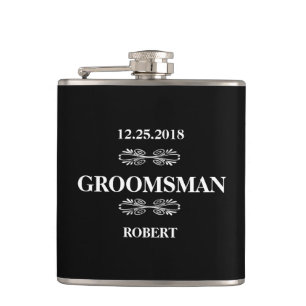 Groomsman Wedding Hip Flask