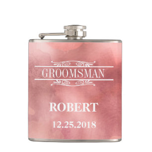Groomsman Wedding Hip Flask