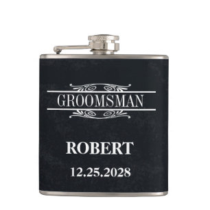 Groomsman Wedding Hip Flask