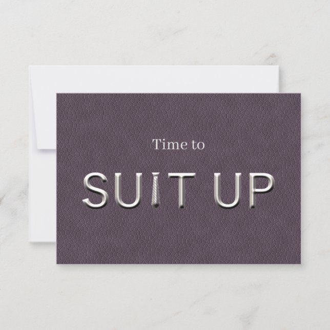 Groomsman Wedding Proposal Card (Front)