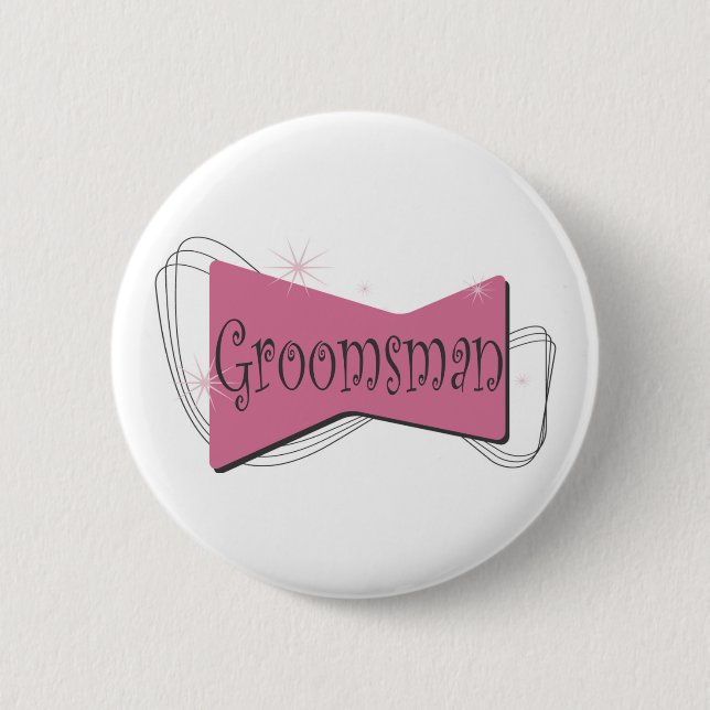 Groomsmen Button (Front)