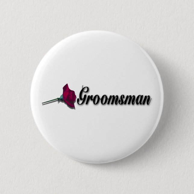 Groomsmen Button (Front)