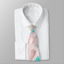 Groomsmen Colour Block Rose Gold Blush Aqua