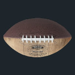 Groomsmen Gifts American Football<br><div class="desc">Rustic whiskey barrel design featuring bold western typography. Personalise this design with your own text. Further customise this design by selecting the "customise further" link if desired.</div>