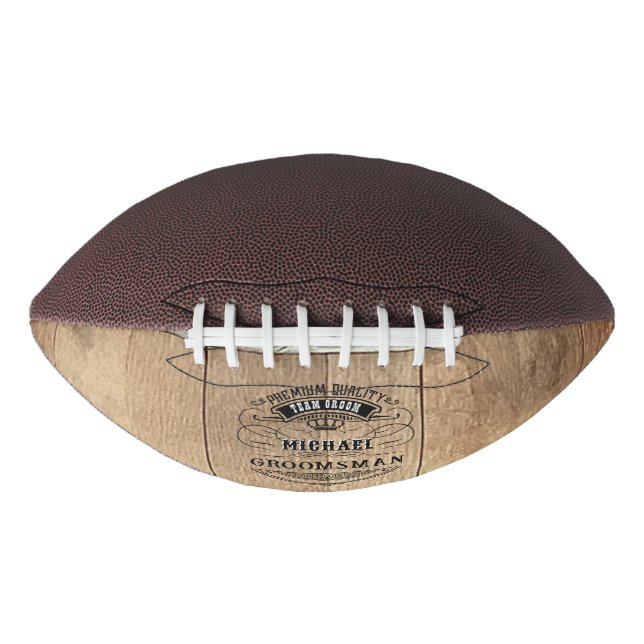 Groomsmen Gifts American Football (Front)