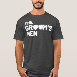 Groomsmen Groom Squat Men Bachelor Supplies Party T-Shirt