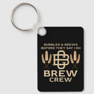 Groomsmen Grooms Crew Drinking Party Weekend Key Ring