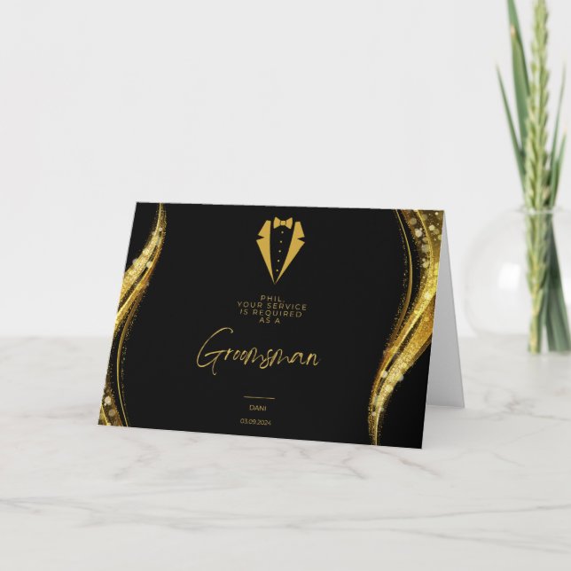 Groomsmen Invitation (Front)