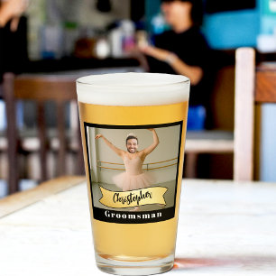Groomsmen Pint Glass Series: The Barre Tender