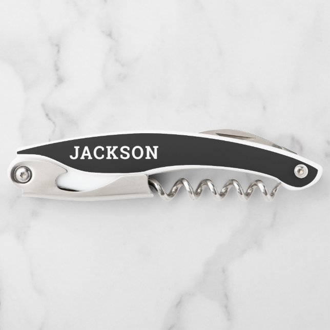 Groomsmen Proposal Cork Screw Best Man Proposal Corkscrew (Front)