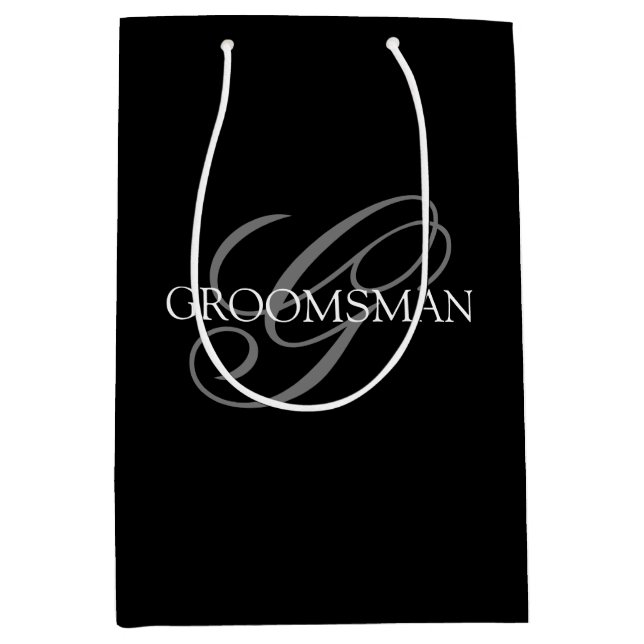 Groomsmen Swagbag Medium Gift Bag (Front)