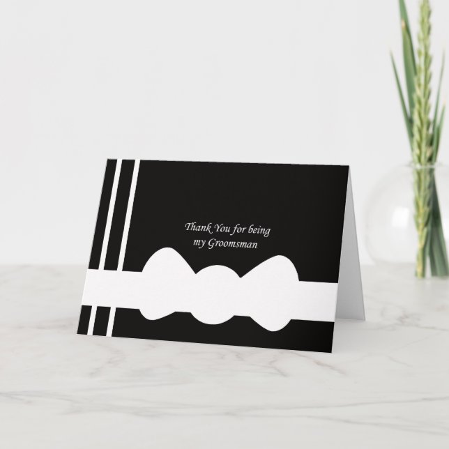 Groomsmen Thank You Card (Front)