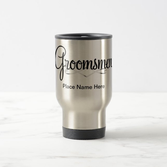 Groomsmen TravelMug Gift Travel Mug (Center)