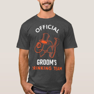 Groomx27s Drinking Team 2 T-Shirt