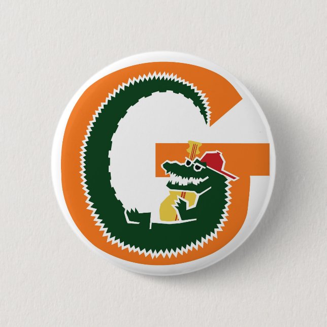 Groove Gator Productions button (Front)