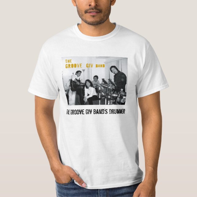 groove giv_2, The Groove Giv Band's Vocalist T-Shirt (Front)