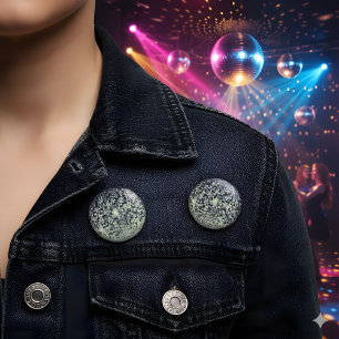 Groove in Style: Retro Disco Ball 3 Cm Round Badge