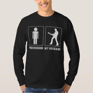 Groove Masters Unite: Your Husband, Meet My Husban T-Shirt