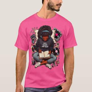 Groove Rest Eat Sleep Hip Hop T-Shirt