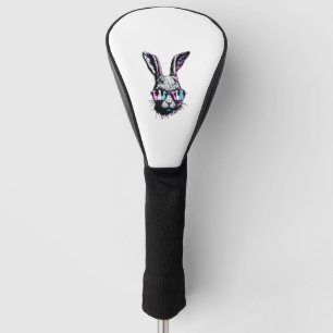 Groovi Rabbit Bunny Face With Sunglasses Easter Golf Head Cover