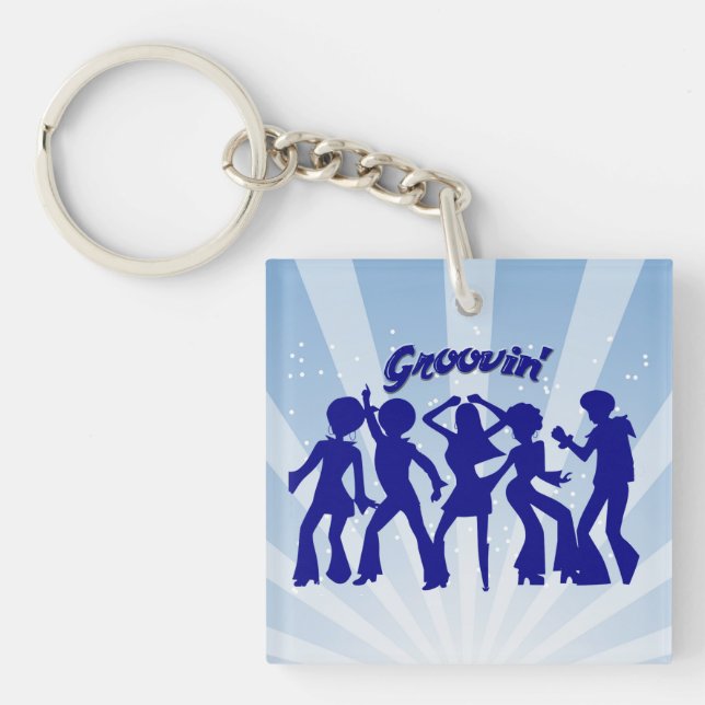 Groovin' Key Ring (Front)
