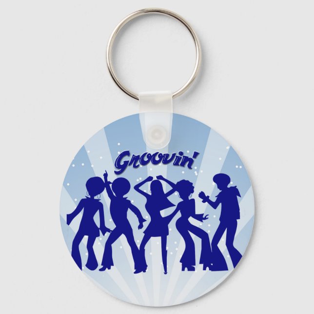 Groovin' Key Ring (Front)